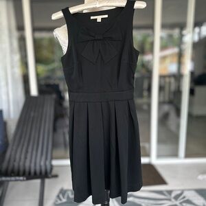 LC Lauren Conrad Black Sleeveless A-Line Mini Dress